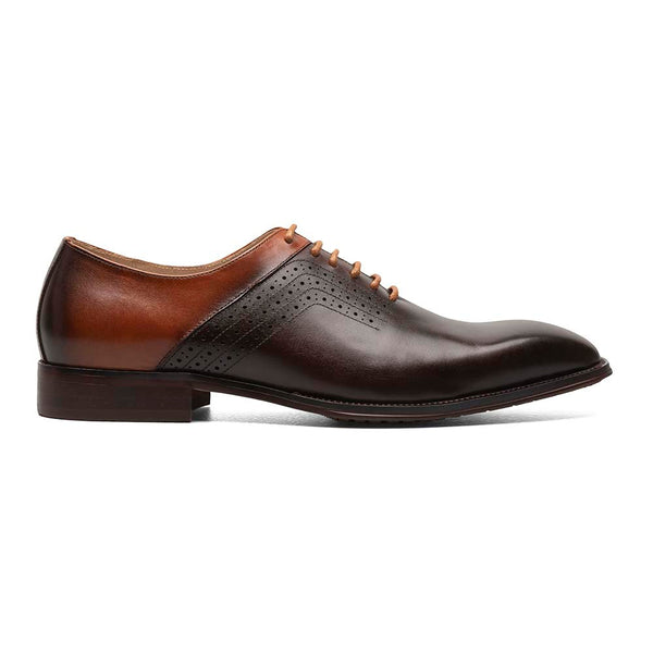 Stacy Adams Brown Multi HALLOWAY Plain Toe Oxford