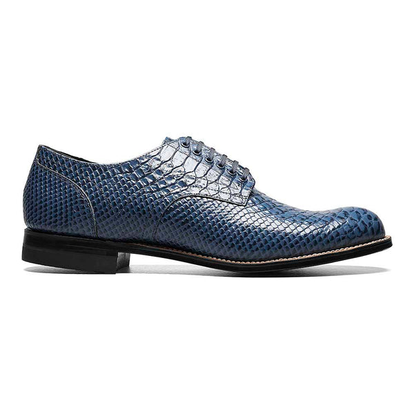 Stacy Adams Madison Blue Anaconda Print Oxford