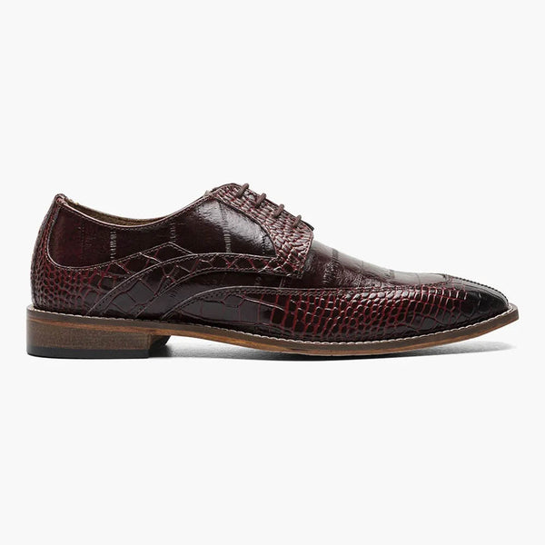 Stacy Adams TRUBIANO Burgundy Moc Toe Oxford Shoes