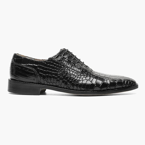 Stacy Adams RICCARDI Black Plain Toe Oxford Shoes