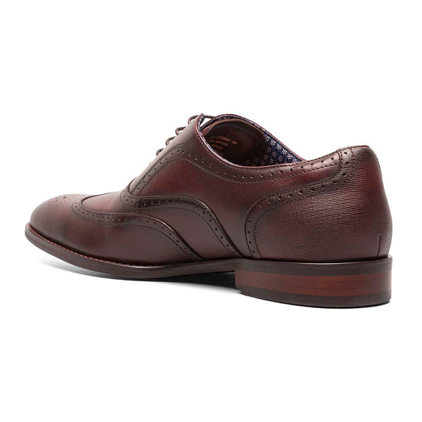 Stacy Adams Burgundy KAINE Wingtip Oxford Shoes