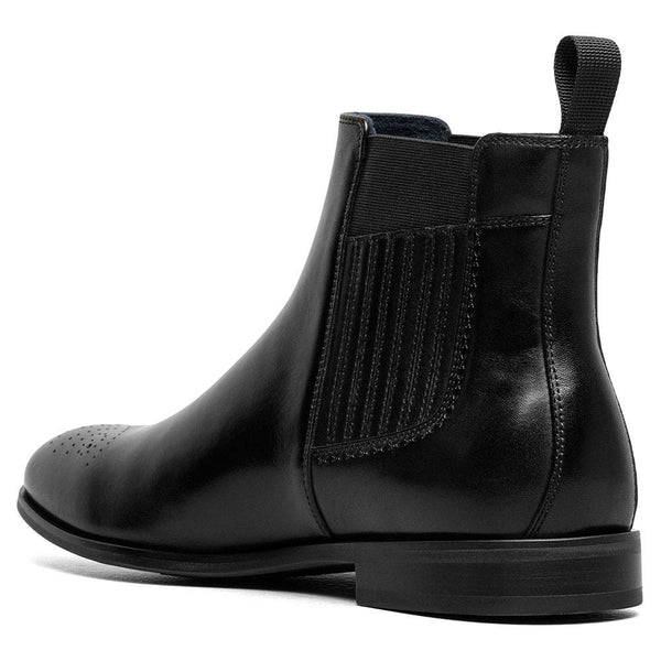 Stacy Adams Bradley Black Men’s Plain Toe Chelsea Boots