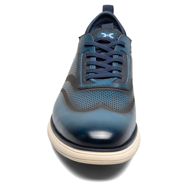 Stacy Adams Edgewood Blue Men’s Wingtip Elastic Lace Up Shoes