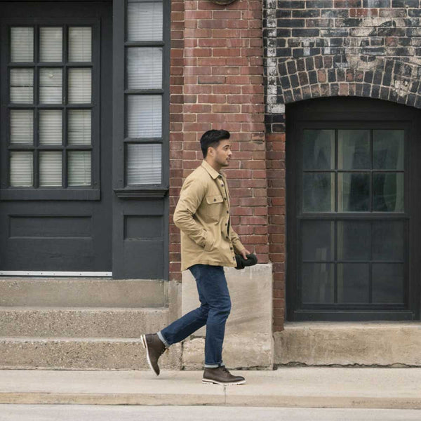 Florsheim Renegade Plain Toe Brown Crazy Horse 4 Eye Boots