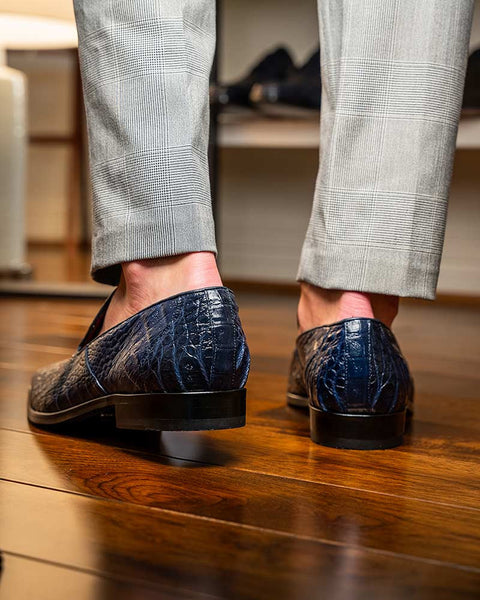 Marco Di Milano Trento Navy Slip-Ons