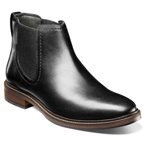 Florsheim Forge Plain Toe Gore Black Boots