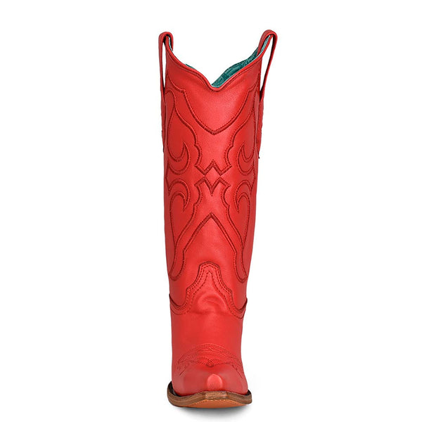 Corral Red Snip Toe Western Boot