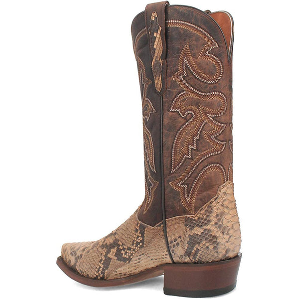 Dan Post Men's Snip Toe Western Exotic Python Boots