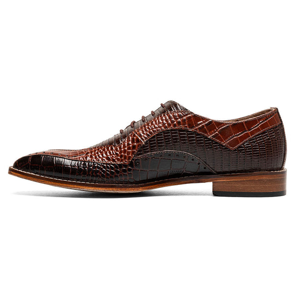 Stacy Adams Tallero Brown Multi Men’s V-Tip Oxford Shoes