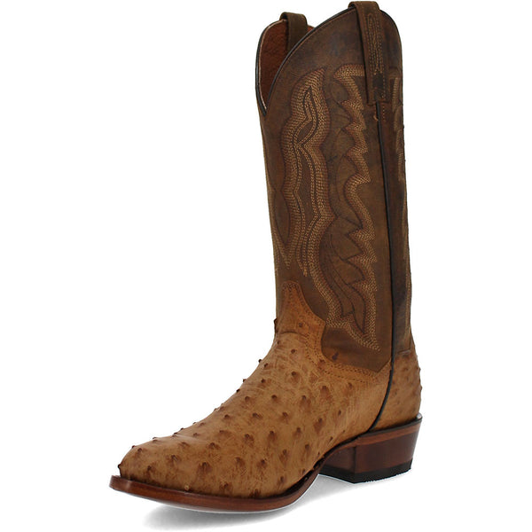 Dan Post Gehrig Men's Saddle Western Ostrich Boots