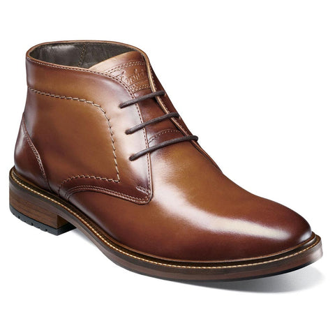 Florsheim Forge Plain Toe Cognac Chukka Boots