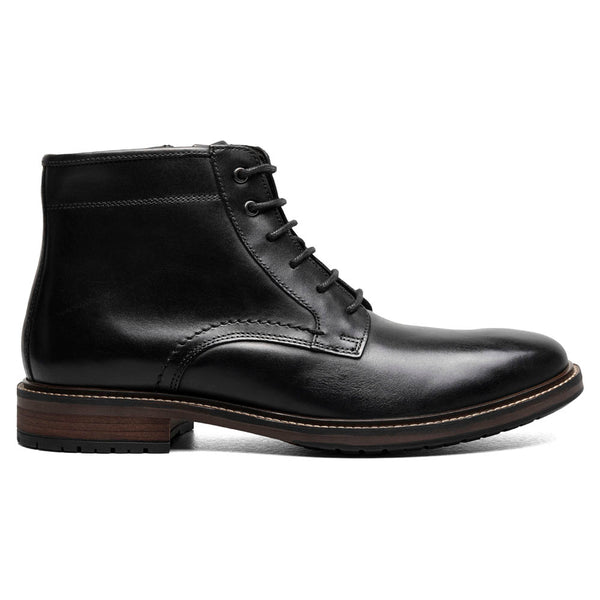 Florsheim Forge Plain Toe Black Lace Up Boots