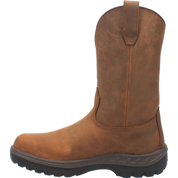 Dan Post Cummins Waterproof Tan Round Toe Leather Boot