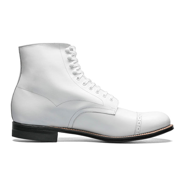 Stacy Adams Madison White Leather Dress Boots