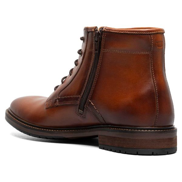 Florsheim Forge Plain Toe Cognac Lace Up Boots