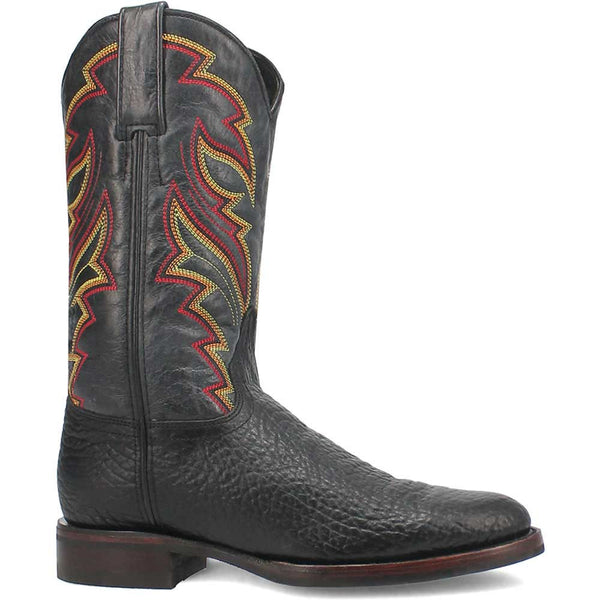 Dingo's Young Gun Round Toe Black Western Leather Boots