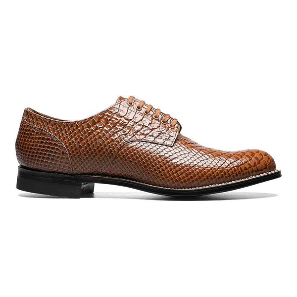 Stacy Adams Madison Tan Anaconda Print Oxford