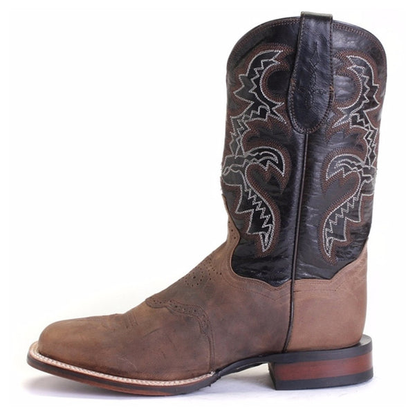 Dan Post Franklin Sand Square Toe Leather Boots