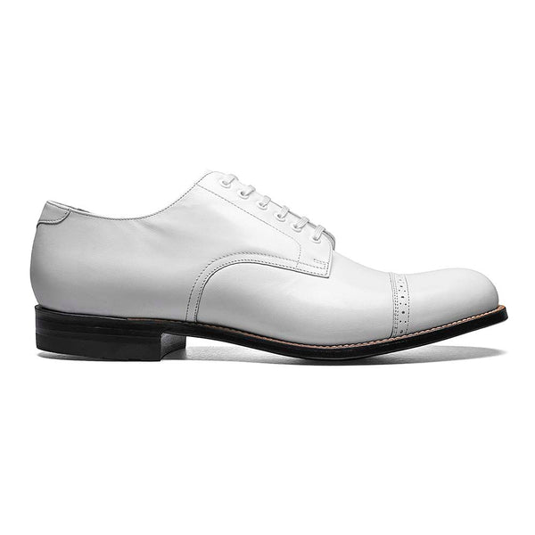 Stacy Adams Madison White Cap Toe Oxfords