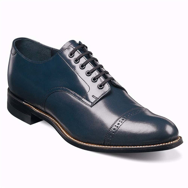 Stacy Adams Madison Navy Cap Toe Oxfords