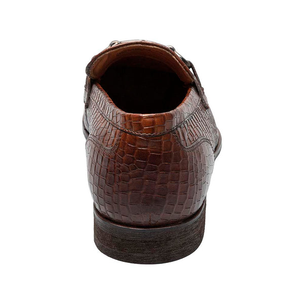 Stacy Adams Cognac FERONTE Moc Toe Bit Slip On