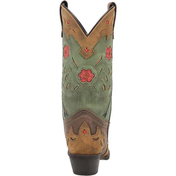 Laredo Miss Kate Brown & Teal Leather Boots