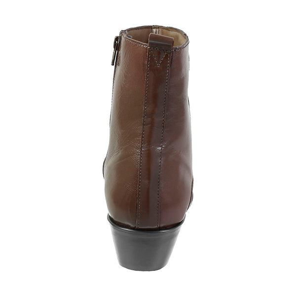 Stacy Adams Santos Cognac Leather Dress Boot