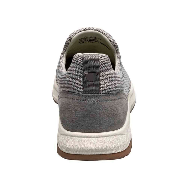 Florsheim Gray Satellite Knit Elastic Lace Slip On Sneaker