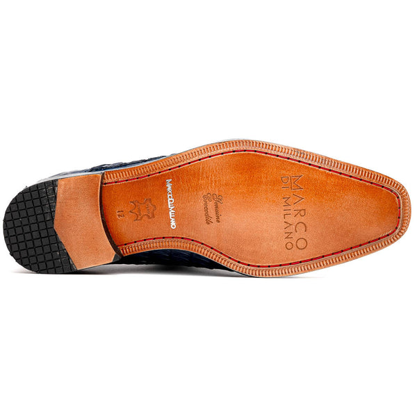 Marco Di Milano Cancun Derby Gray Caiman Shoes