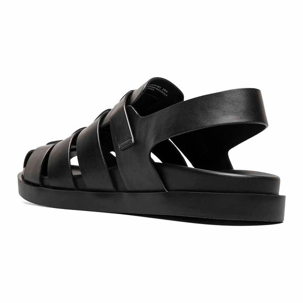 Stacy Adams Black MONTEGO Slingback Buckle Sandal