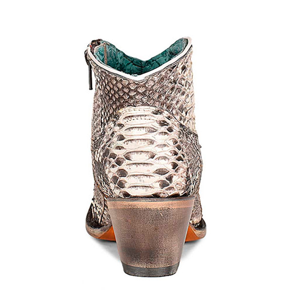 Corral Natural Python Wild Ankle Boots - Unleash Your Inner Fashionista