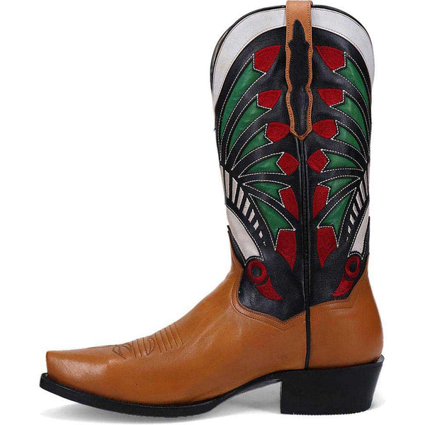 Dan Post Men's Snip Toe Western Tom Horn Tan Ronan Boots