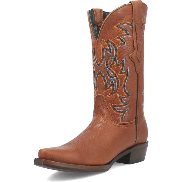 Dingo Gold Rush Tan Leather Snip Toe Western Boots