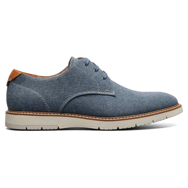 Florsheim VIBE Canvas Plain Toe Blue Oxford Shoes