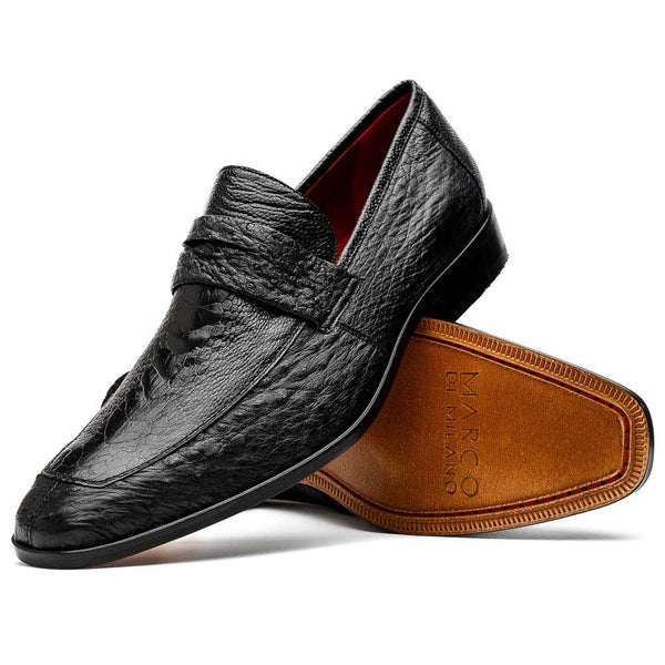 Marco Di Milano Fangio Black Penny Loafers