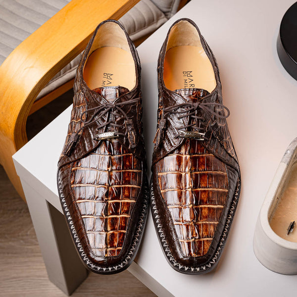 Marco Di Milano Caribe Derby Orix/Brown Caiman Shoes