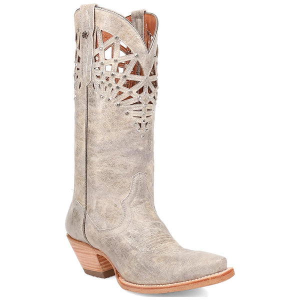 Dan Post Women's Miley Grey Snip Toe Medium Cowboy Boots