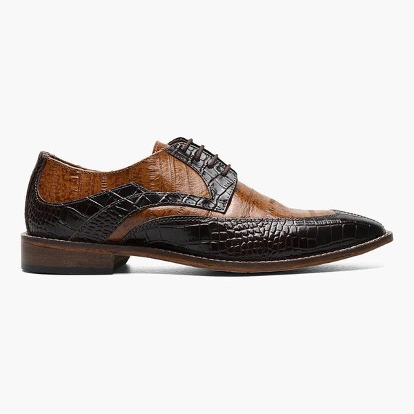 Stacy Adams TRUBIANO Brown Moc Toe Oxford Shoes