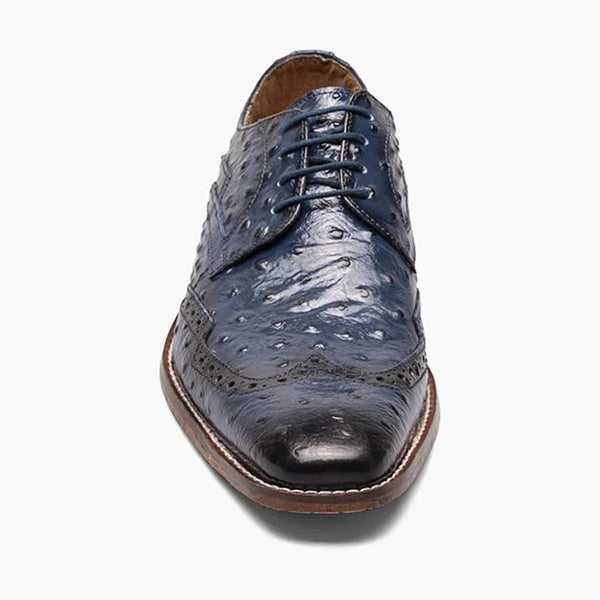 Stacy Adams GENNARO Blue Wingtip Oxford Shoes