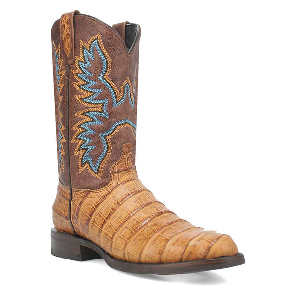 Dingo Trail Boss Round Toe Tan Leather Boots