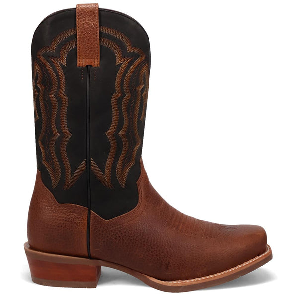 Dan Post Men's Creed Brown & Black Leather Western Boots