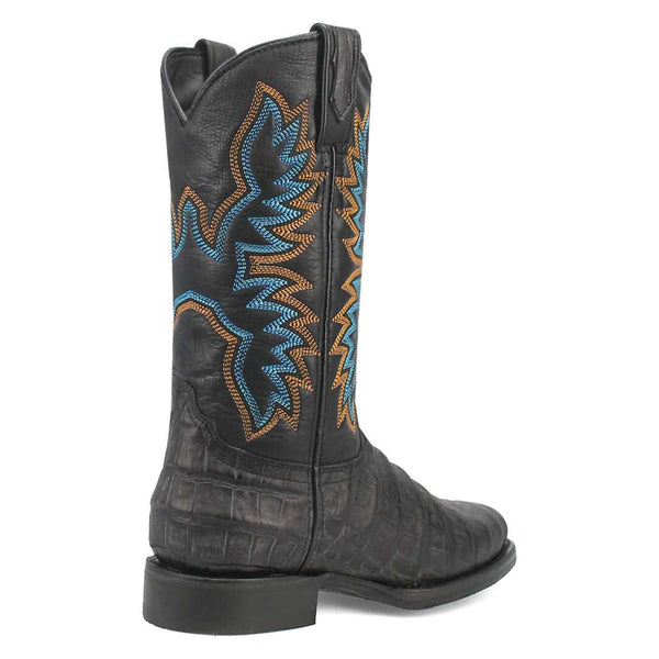 Dingo Trail Boss Round Toe Black Leather Boots