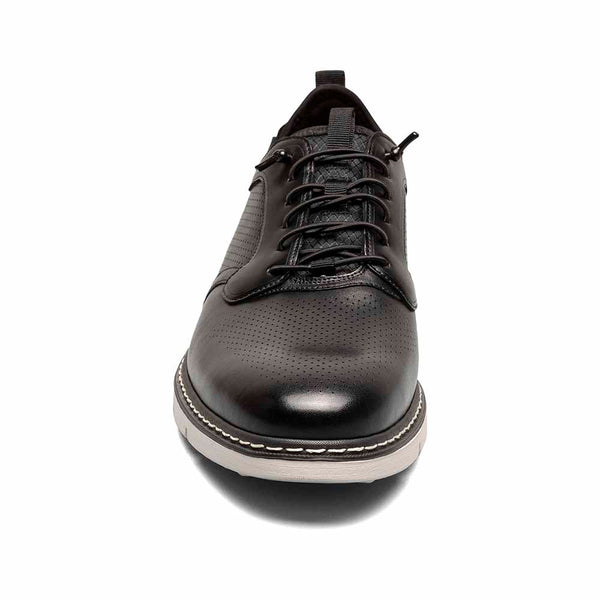 Stacy Adams Black SYNC Plain Toe Elastic Lace Up