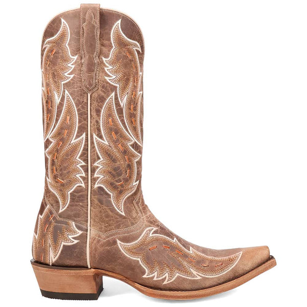 Dan Post Men's Racer Tan Leather Western Boots