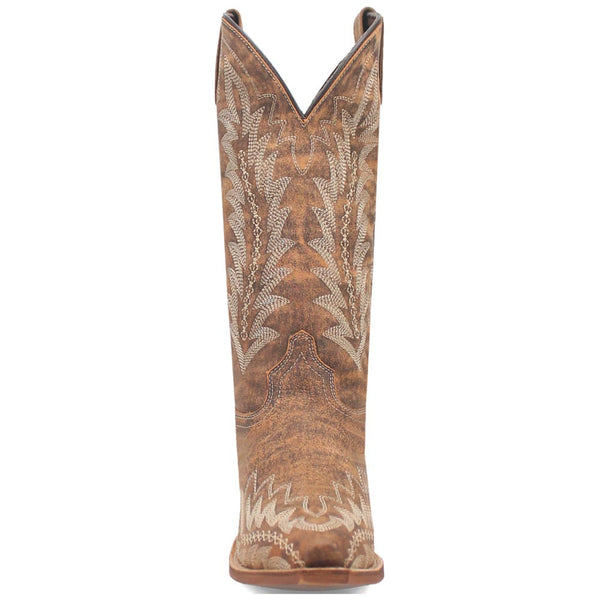 Laredo Women's Emmylee Tan Snip Toe Leather Boots