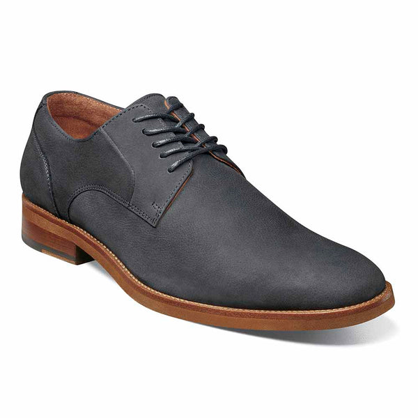 Stacy Adams Navy PRESTON Plain Toe Lace Up