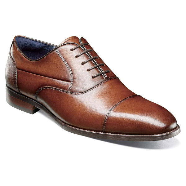 Stacy Adams Kallum Cognac Cap Toe Oxford Shoes