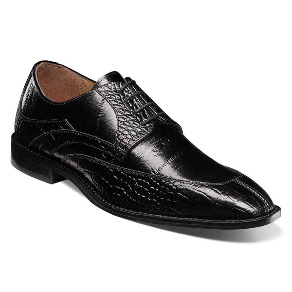 Stacy Adams Black Moc Toe Oxford Shoes