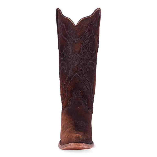 Corral Women's Western Brown Lamb Leather Embroidery Boots