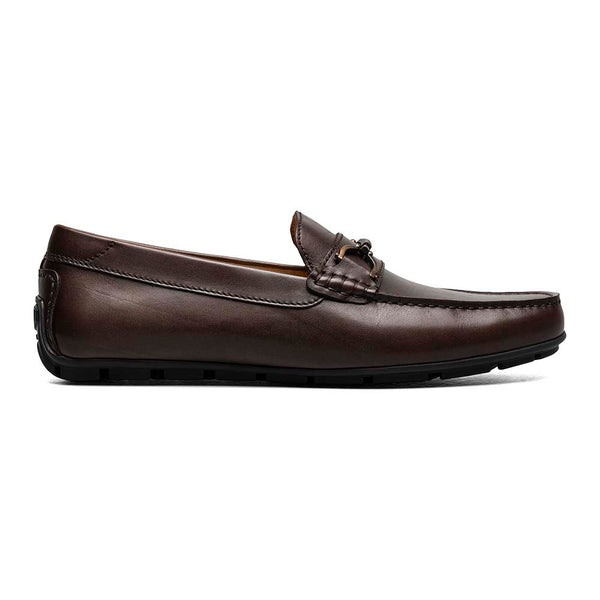 Florsheim Brown Bit Leather Driver Moc Toe Shoes